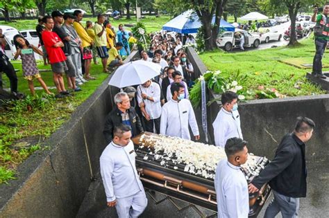 Interment in Tagalog.